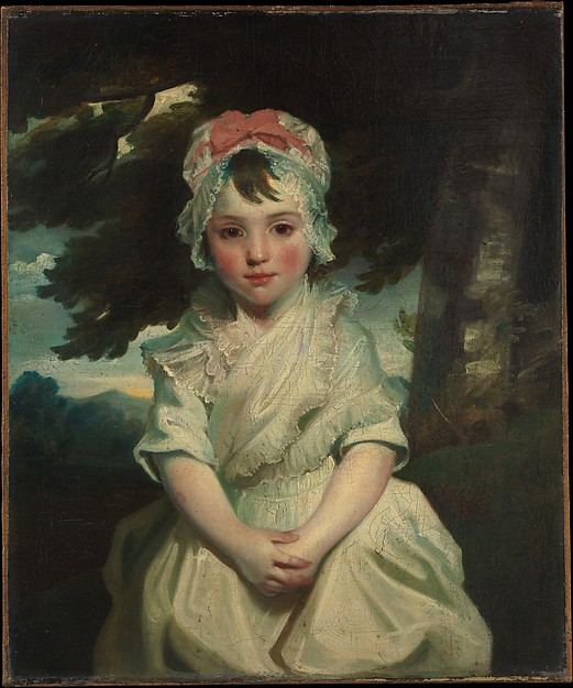 Grace's daughter Georgiana as an infant. The portrait is now held at the Metropolitan Museum of Art in New York.