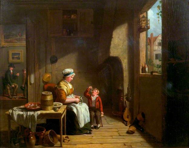 A Country Kitchen by William Collins. V&A Collection.