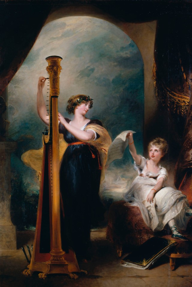 Caroline, Princess of Wales, and Princess Charlotte by Sir Thomas Lawrence, 1801. Royal Collection Trust/© Her Majesty Queen Elizabeth II 2017
