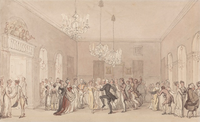 A Ball at Scarborough. Thomas Rowlandson. Yale Centre for British Art
