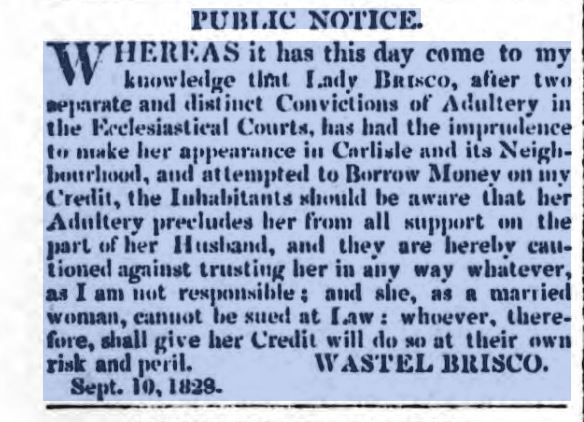Carlisle Patriot 20 September 1828